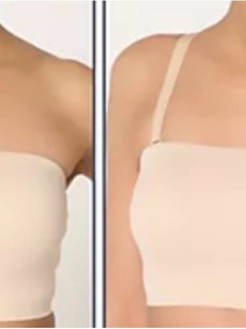 Breezies Bonded Bandeau Bra with Convertible Straps Set of 2